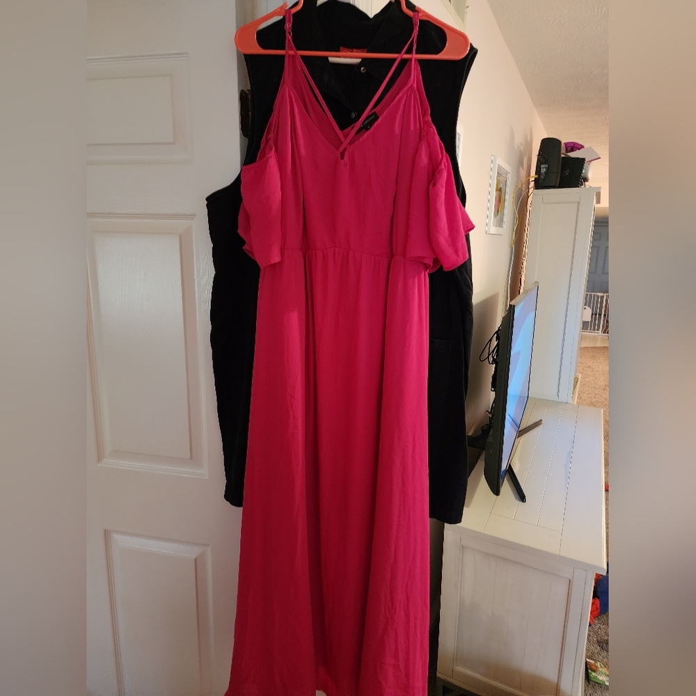 Lane Bryant off the shoulder dress